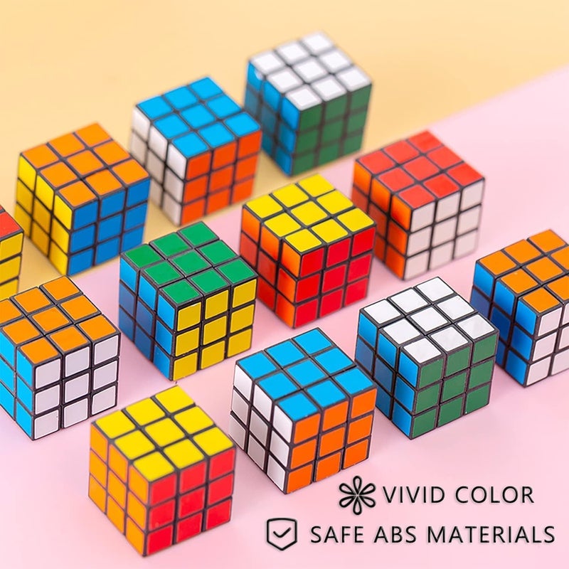 TARIOMART Mini Cubes Party Favors For Kids Birthday- 20 Pcs Cube Puzzle Return Gifts Birthday kids Gift Toys Giveaways Toys Girls Boys Pinata Goody Bag Fillers - Image 3